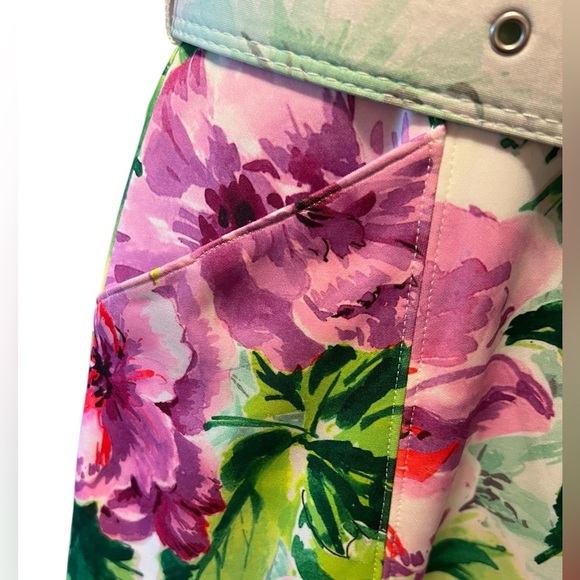 Donna Ricco Green Sundress Short Sleeve Scoop Neck Midi - Picture 9 of 14